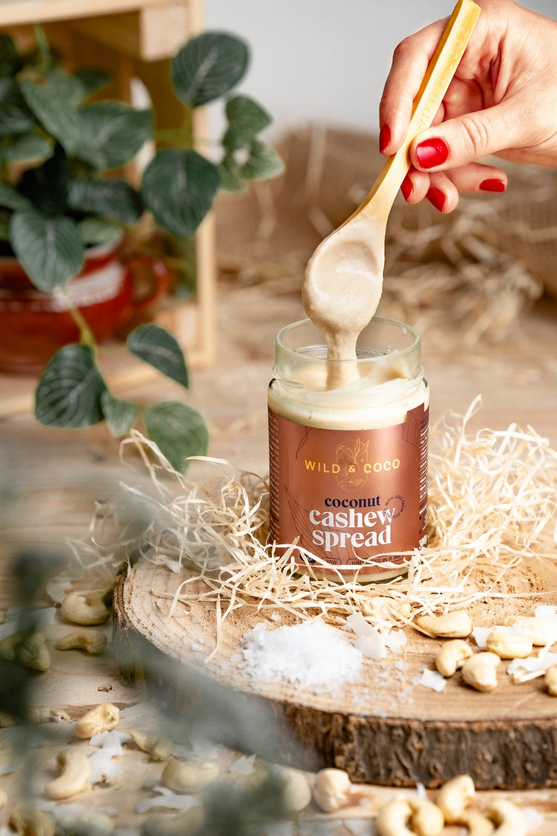 Organic Cashew & Coconut Spread – Organic, Raw & Additive-Free | 10.6oz / 300g