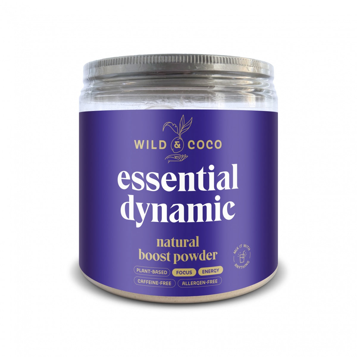 Wild & Coco Essential Dynamic Powder | Natural Energy Booster | 320g