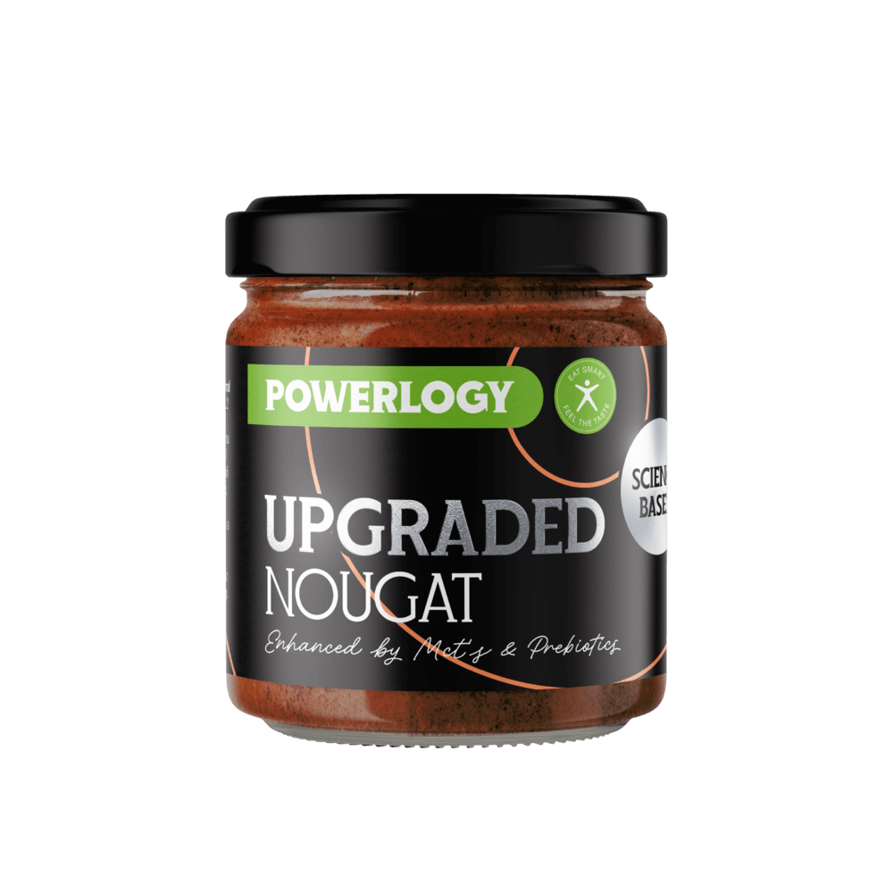 Powerlogy Upgraded Nougat Cream - Sugar-free, nutrient-rich & delicious | 3-Pack 3x11.64 oz / 3x330 g