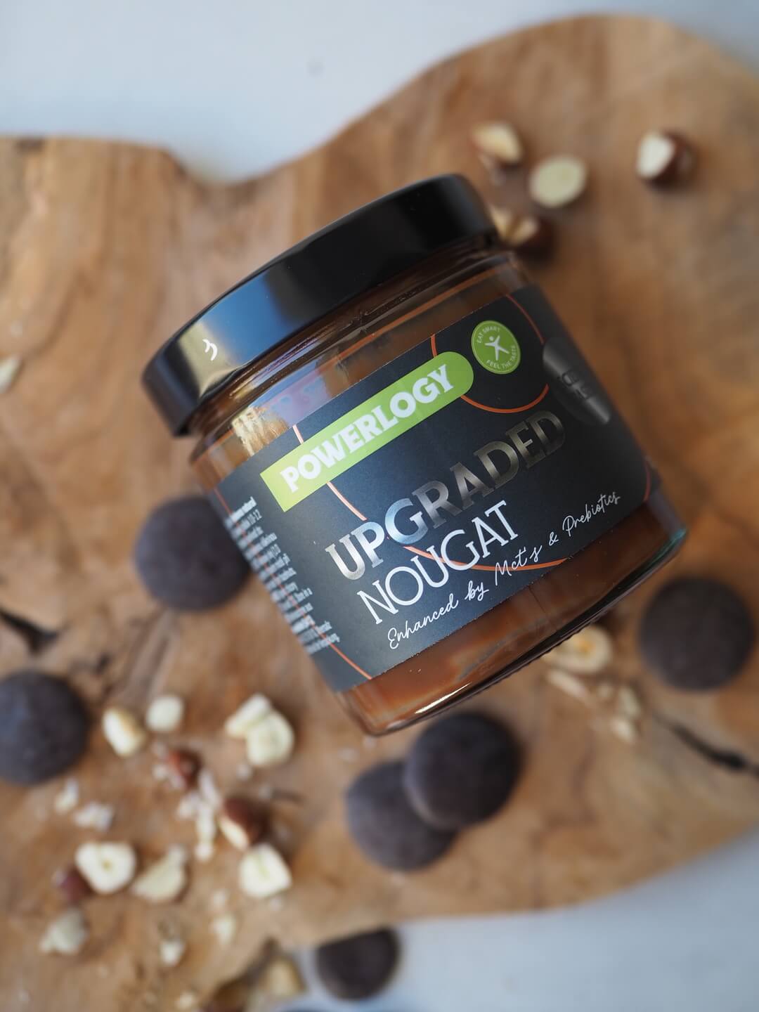 Powerlogy Upgraded Nougat Cream - Sugar-free, nutrient-rich & delicious | 3-Pack 3x11.64 oz / 3x330 g