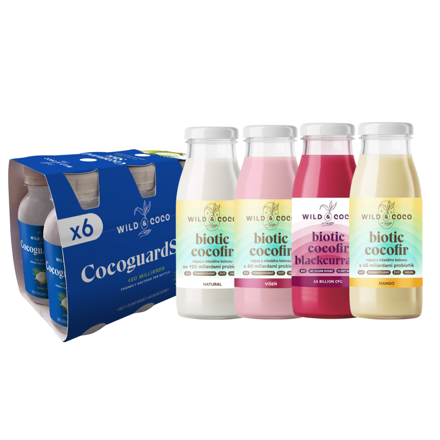 Ultimate Coconut Probiotic Bundle – Biotic Cocofir & Cocoguard Shots | 10-Pack