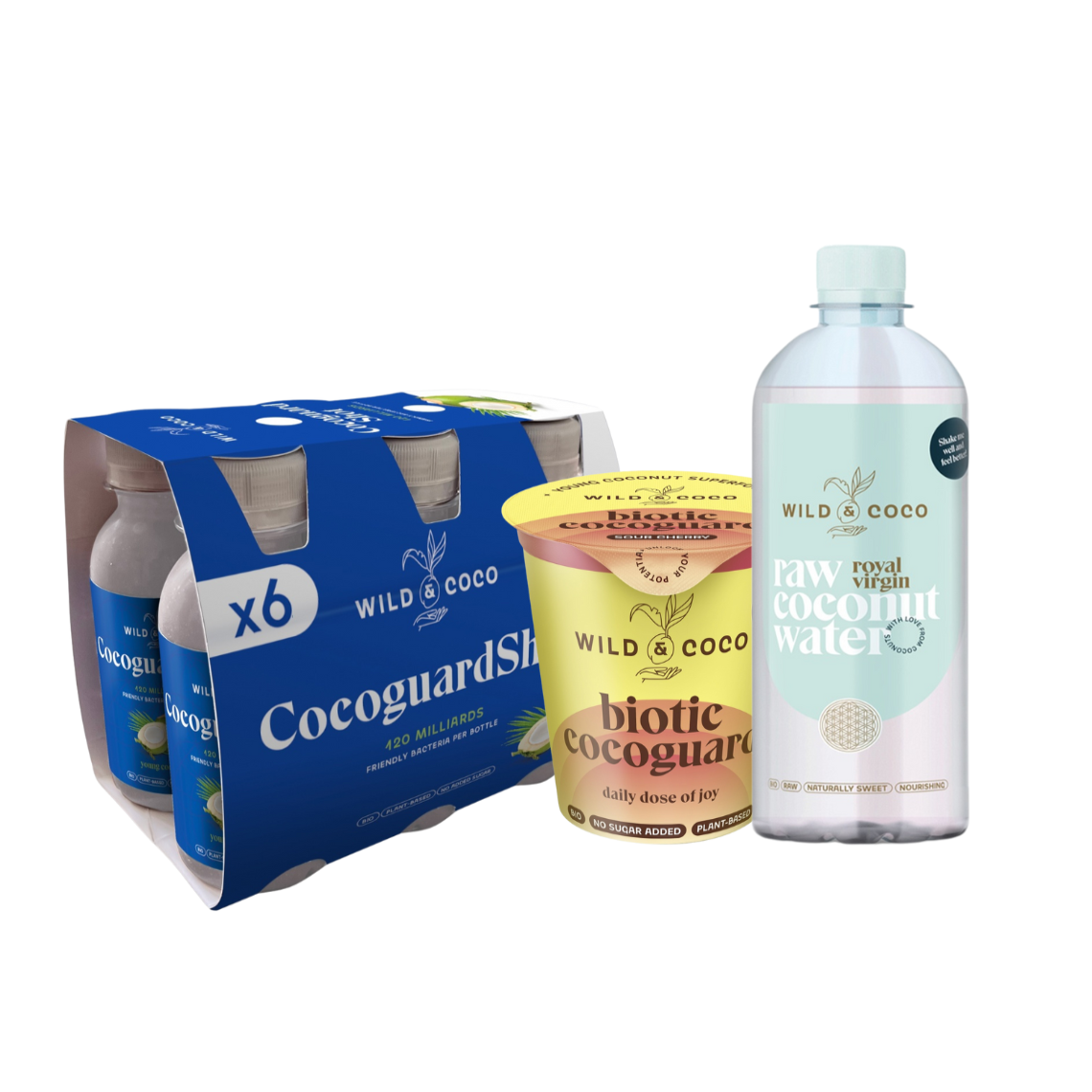 Complete Coconut Wellness Bundle – Probiotics, Hydration & Daily Gut Support | 20-Pack | Shipped Chilled with Dry Ice