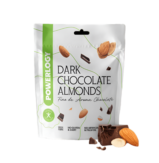 Dark Chocolate Almonds – 70 % Bean-to-Bar Chocolate with MCT Oil & Sea Salt | 3.5 oz / 100 g
