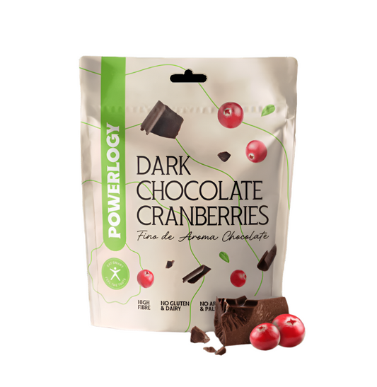 Dark Chocolate Cranberries – 70% Bean-to-Bar Chocolate with MCT Oil | 3.5oz / 100g