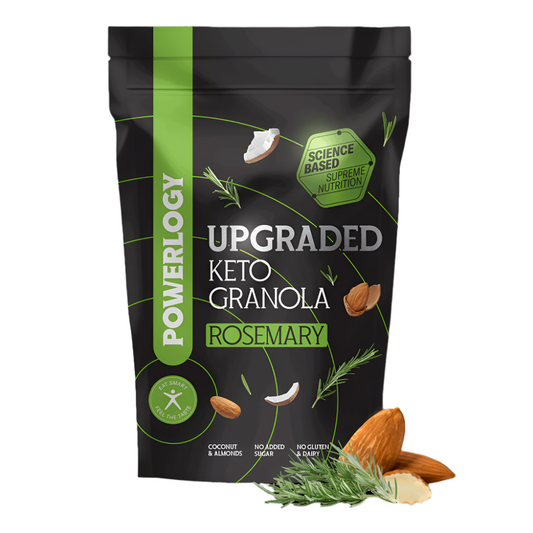 Upgraded Keto Rosemary Granola – Savory, Grain-Free & Fiber-Rich | 12.3 oz / 350 g