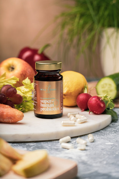 Superhuman Symbiotics – Advanced Probiotic & Prebiotic Blend | 30 Capsules
