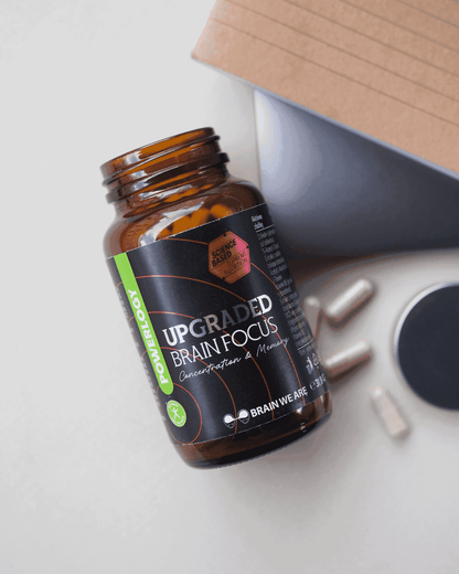 Powerlogy Upgraded Brain Focus – Nootropic Formula for Mental Clarity & Cognitive Performance | 60 Capsules